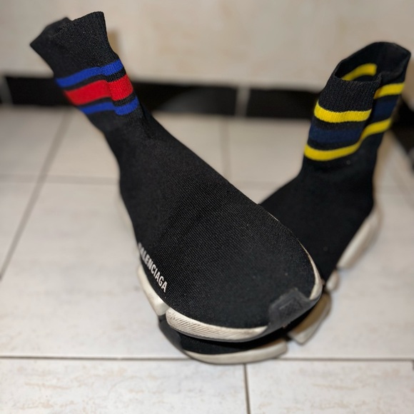 Balenciaga speed 2.0 LT stripe sock sneaker - Picture 7 of 8